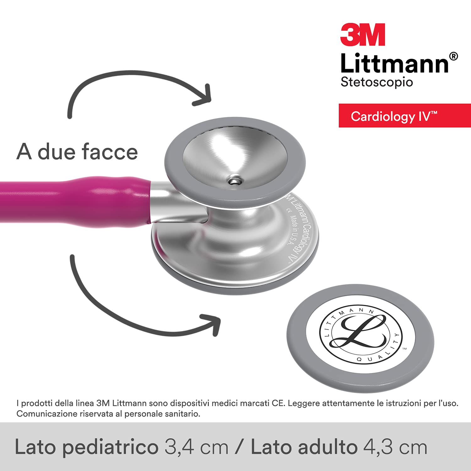 Estetoscopio-Littmann-Cardiology-IV-rosa