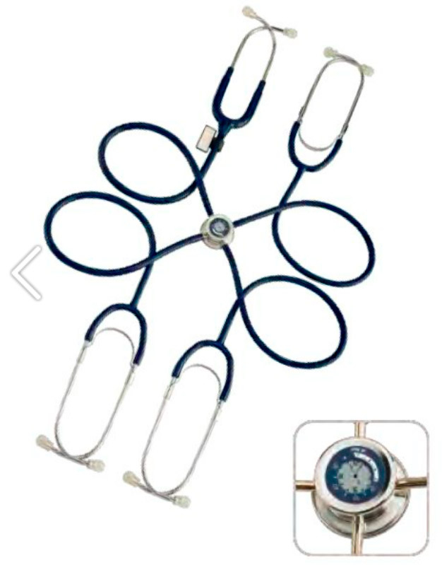 MDF® Pulse Time™ Teaching Stethoscope > 4 Users
